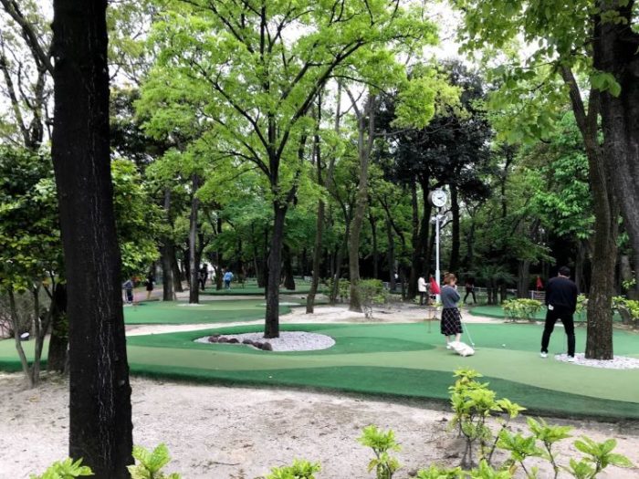 碧南市明石公園のパターゴルフ場