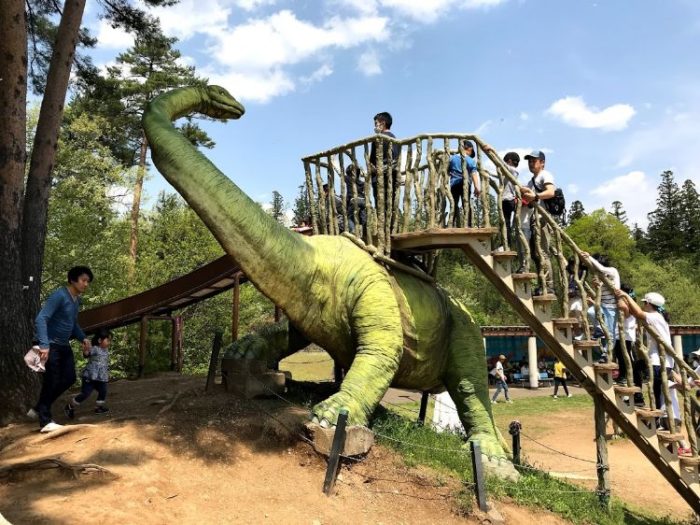 恐竜博物館の公園