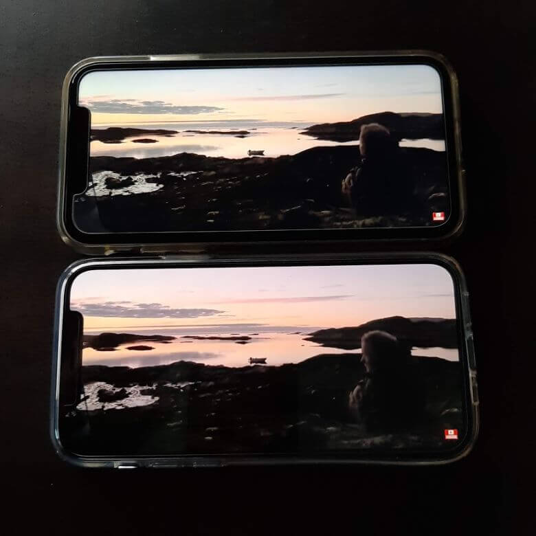iPhone12とiPhone11の画質比較